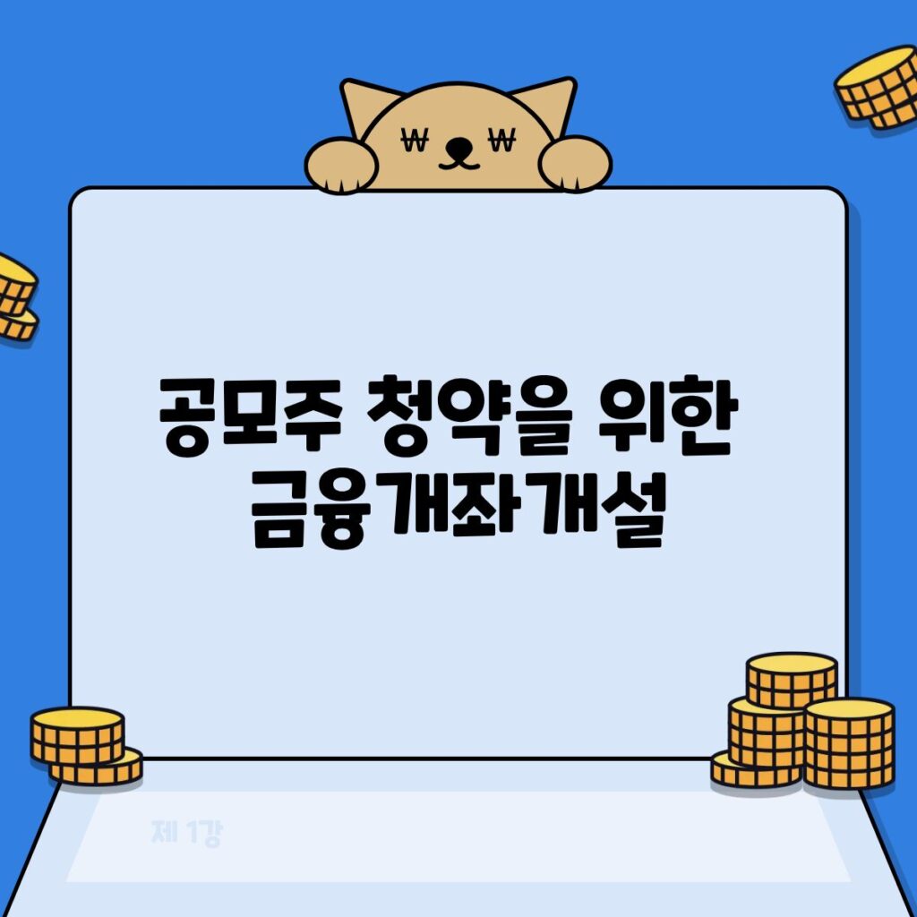 공모주 필수 증권사 계좌 추천